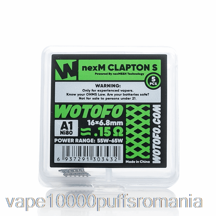 Bobine De înlocuire Vape Romania Wotofo Nexmesh Mesh 0.15ohm Nexmesh Clapton S